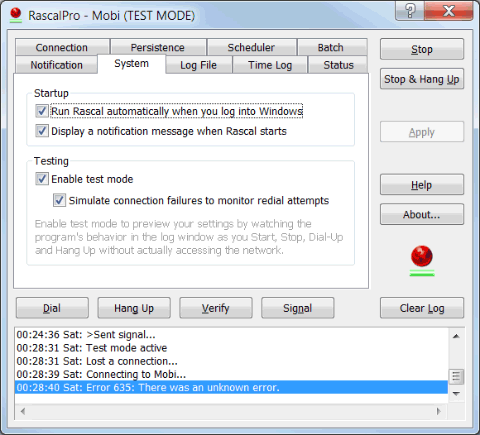 Rascal/RascalPro System screen shot Rascal/RascalPro System screen shot